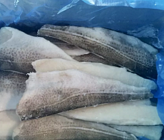 Трески филе на коже (коробка 10кг)