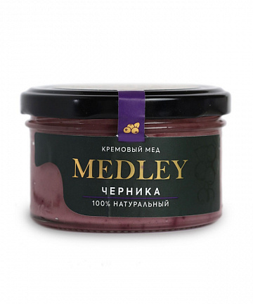 Фото Крем-мед с Черникой