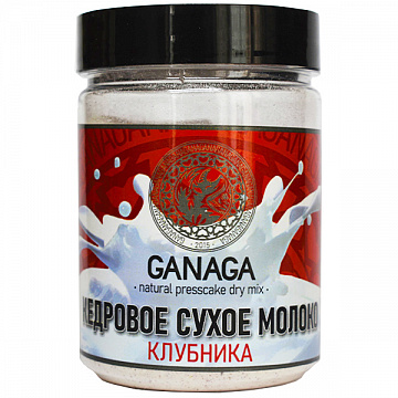 Фото Кедровое сухое молоко КЛУБНИКА GANAGA 100 гр